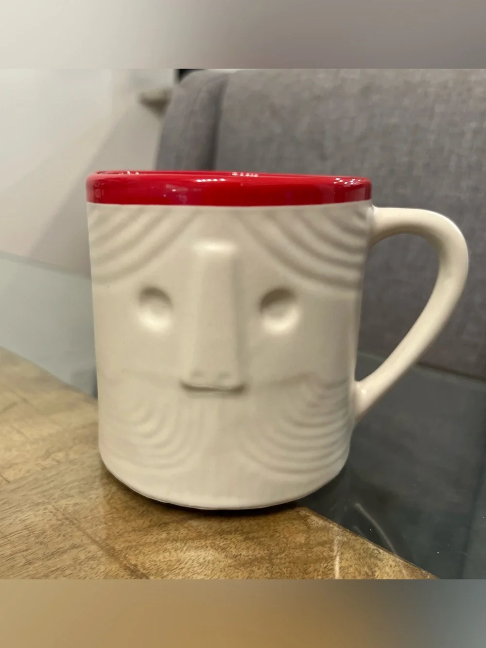 Saint Nick Stoneware Christmas Mug
